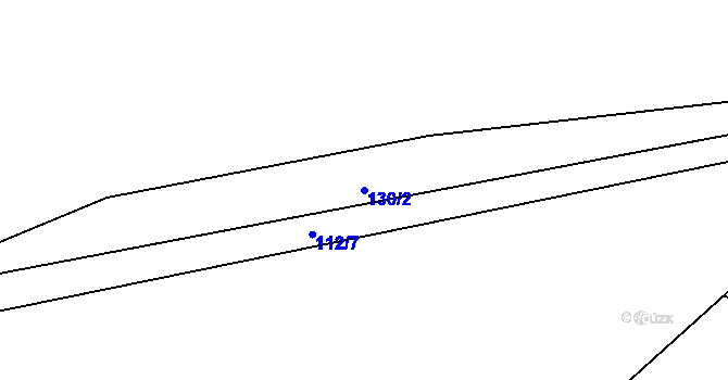 Parcela st. 130/2 v KÚ Čermná, Katastrální mapa