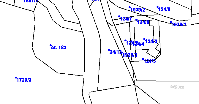 Parcela st. 2272 v KÚ Čermná v Krkonoších, Katastrální mapa