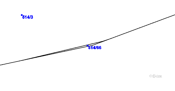 Parcela st. 514/66 v KÚ Černá v Pošumaví, Katastrální mapa