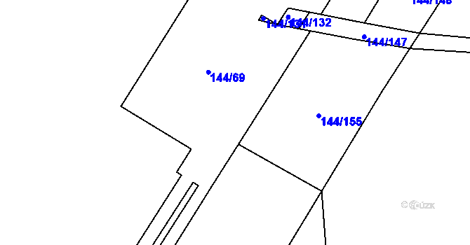 Parcela st. 372/16 v KÚ Drozdice, Katastrální mapa