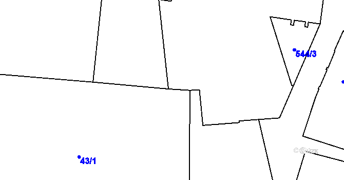 Parcela st. 30/2 v KÚ Miletice u Velvar, Katastrální mapa