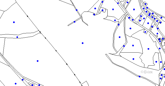 Parcela st. 501/4 v KÚ Černý Důl, Katastrální mapa