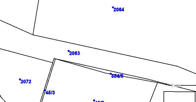 Parcela st. 107 v KÚ Mlýnický Dvůr, Katastrální mapa