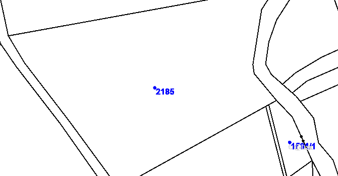 Parcela st. 421/4 v KÚ Mlýnický Dvůr, Katastrální mapa
