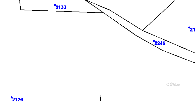 Parcela st. 222/4 v KÚ Šanov u Červené Vody, Katastrální mapa