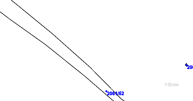 Parcela st. 2061/54 v KÚ Česká Ves, Katastrální mapa