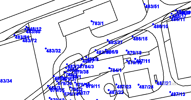 Parcela st. 483/41 v KÚ Liblice u Českého Brodu, Katastrální mapa