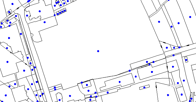 Parcela st. 80/2 v KÚ Přísečná-Domoradice, Katastrální mapa