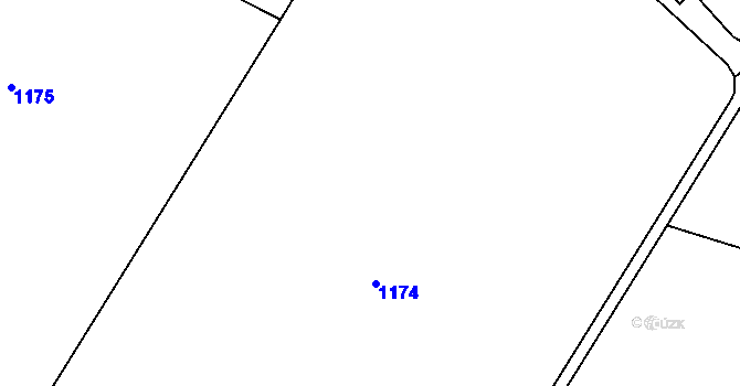 Parcela st. 847/12 v KÚ Češov, Katastrální mapa