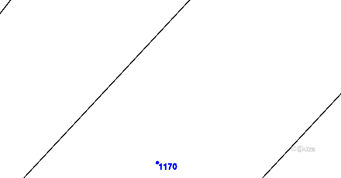 Parcela st. 171/3 v KÚ Češov, Katastrální mapa