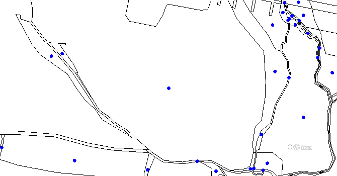 Parcela st. 677/2 v KÚ Štoutov, Katastrální mapa