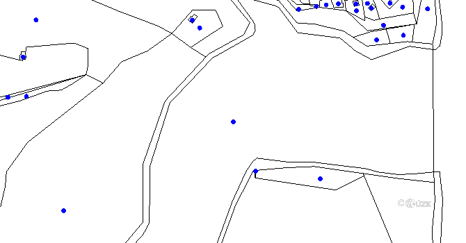 Parcela st. 1364/3 v KÚ Čím, Katastrální mapa