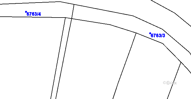 Parcela st. 6322/11 v KÚ Dambořice, Katastrální mapa