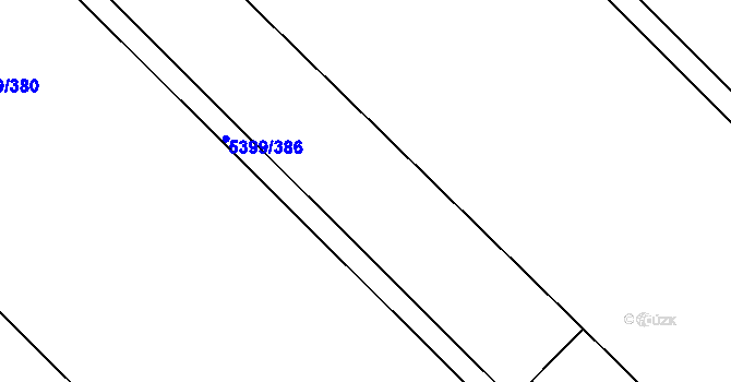 Parcela st. 5399/385 v KÚ Dambořice, Katastrální mapa