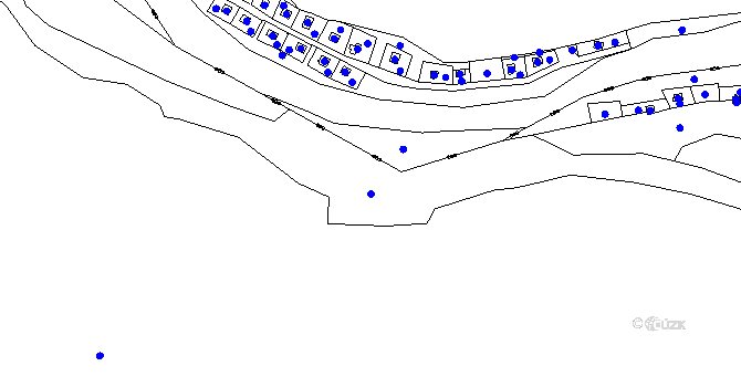 Parcela st. 2946/3 v KÚ Damnov, Katastrální mapa