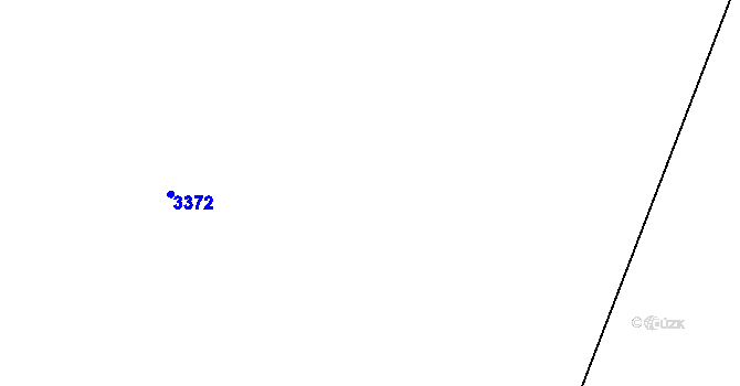 Parcela st. 647/5 v KÚ Damnov, Katastrální mapa