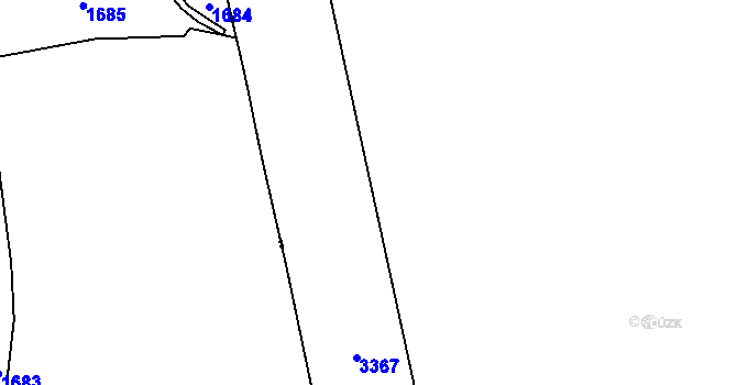 Parcela st. 979/13 v KÚ Damnov, Katastrální mapa
