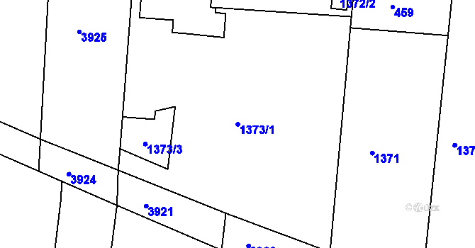 Parcela st. 1373/1 v KÚ Deblín, Katastrální mapa