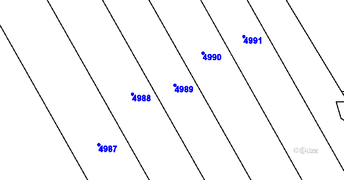Parcela st. 1148 v KÚ Deblín, Katastrální mapa