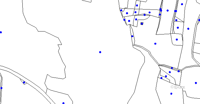 Parcela st. 181 v KÚ Defurovy Lažany, Katastrální mapa