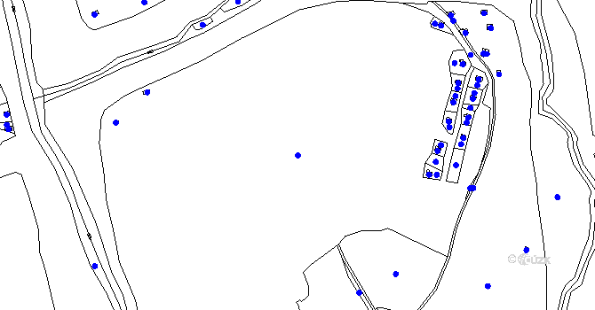 Parcela st. 53/1 v KÚ Milotice, Katastrální mapa