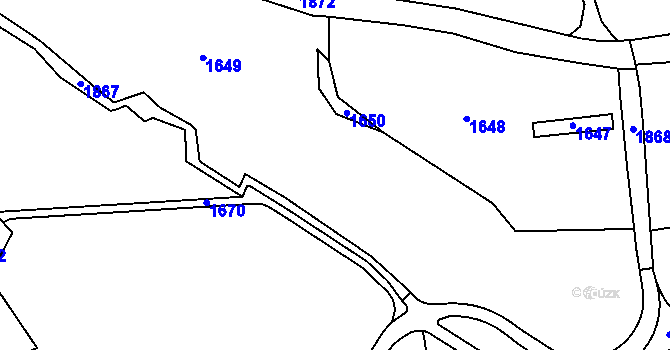 Parcela st. 149/1 v KÚ Děpoltovice, Katastrální mapa