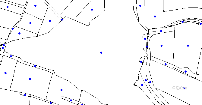 Parcela st. 2391 v KÚ Dančovice, Katastrální mapa
