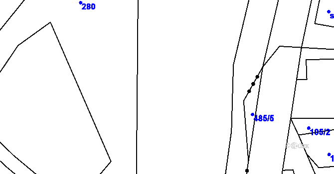 Parcela st. 94/1 v KÚ Rumberk, Katastrální mapa