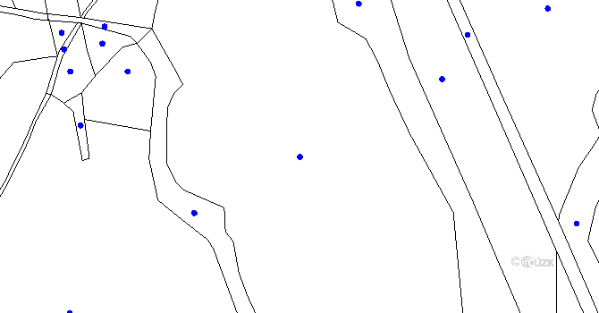 Parcela st. 21/2 v KÚ Jedlová v Orlických horách, Katastrální mapa