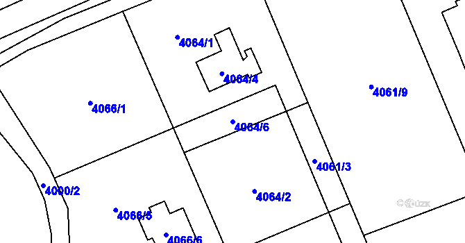 Parcela st. 4064/6 v KÚ Dětmarovice, Katastrální mapa