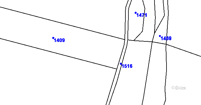 Parcela st. 632/8 v KÚ Heřmanice u Frýdlantu, Katastrální mapa