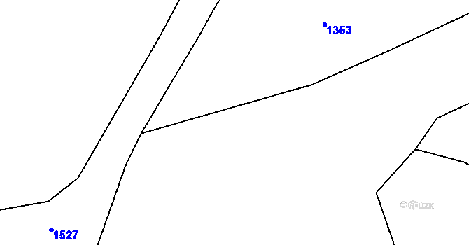 Parcela st. 254/4 v KÚ Heřmanice u Frýdlantu, Katastrální mapa