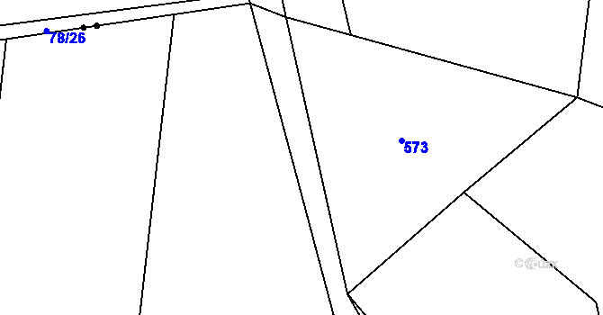 Parcela st. 931 v KÚ Divišovice, Katastrální mapa