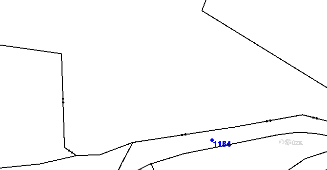 Parcela st. 756/2 v KÚ Dlouhá Lomnice, Katastrální mapa