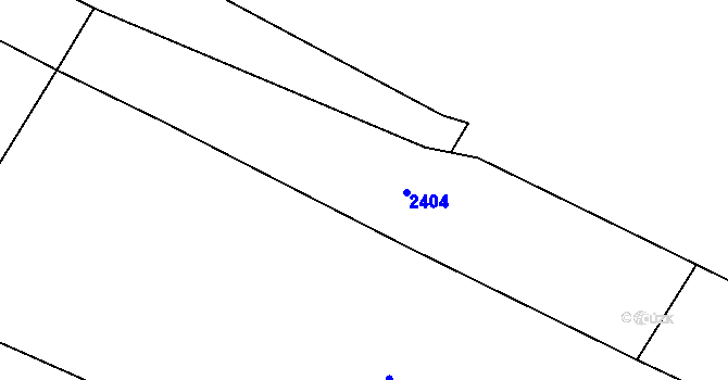 Parcela st. 2098/5 v KÚ Dlouhá Lomnice, Katastrální mapa