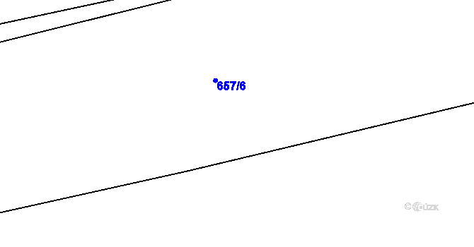 Parcela st. 686/18 v KÚ Dlouhá Třebová, Katastrální mapa