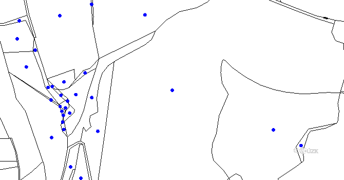 Parcela st. 591/6 v KÚ Dlouhomilov, Katastrální mapa