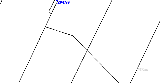 Parcela st. 2047/7 v KÚ Dobrá u Frýdku-Místku, Katastrální mapa