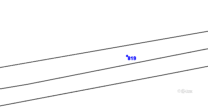 Parcela st. 427/1 v KÚ Dobročovice, Katastrální mapa