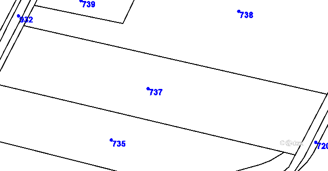 Parcela st. 300/3 v KÚ Dohalice, Katastrální mapa