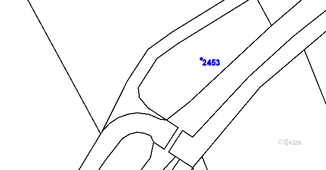Parcela st. 381 v KÚ Dolany u Jaroměře, Katastrální mapa