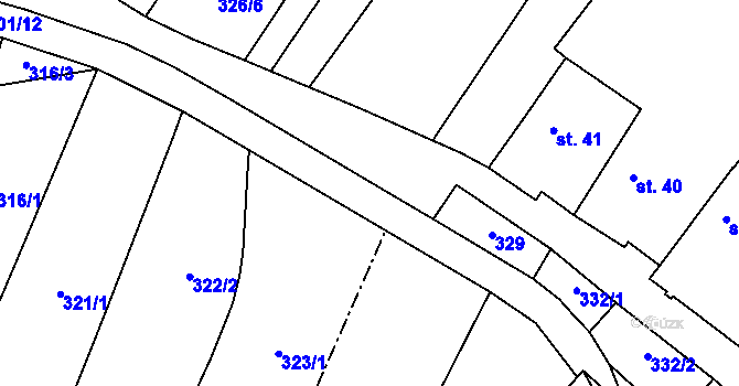 Parcela st. 3701/19 v KÚ Dolní Cerekev, Katastrální mapa