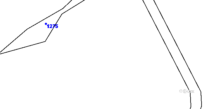 Parcela st. 427 v KÚ Chvalov, Katastrální mapa