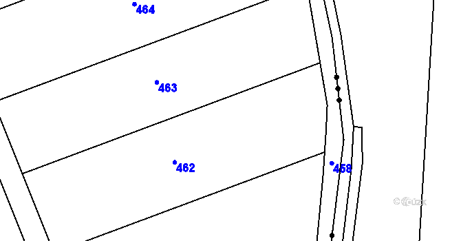 Parcela st. 65/22 v KÚ Doloplazy, Katastrální mapa