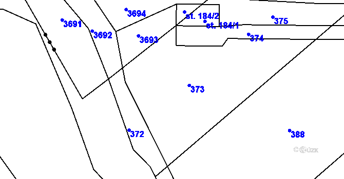 Parcela st. 71/28 v KÚ Doloplazy, Katastrální mapa