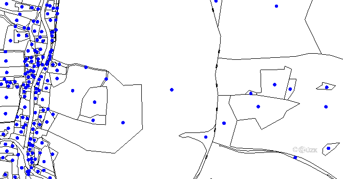 Parcela st. 98/4 v KÚ Louchov, Katastrální mapa