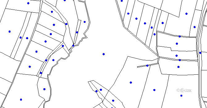 Parcela st. 227/5 v KÚ Drahobudice, Katastrální mapa