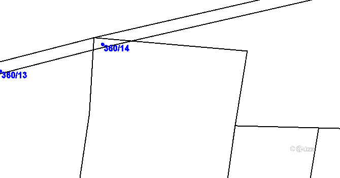 Parcela st. 297/10 v KÚ Drahobudice, Katastrální mapa