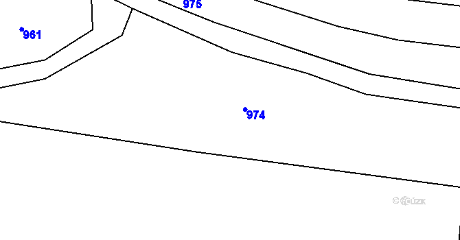 Parcela st. 273 v KÚ Pševes, Katastrální mapa
