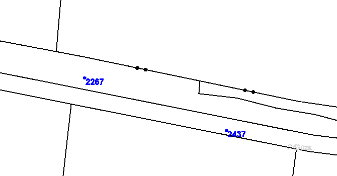 Parcela st. 2041/3 v KÚ Radonice u Drahotěšic, Katastrální mapa